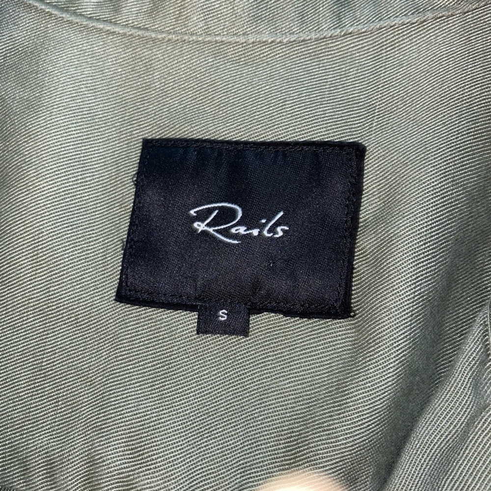 Rails Elliot Aztec Embroidery Military Jacket In Green (120) - Picture 7 of 10